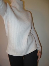 ***DER WINTER KANN KOMMEN*RENA MARX ROSENHOLZ 100%DICKER KASCHMIR PULLI GR.S***