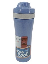 KOZIOL Trinkflasche Kinder Riegel Keep Cool Blau 425ml Kunststoff 21cm Kinder