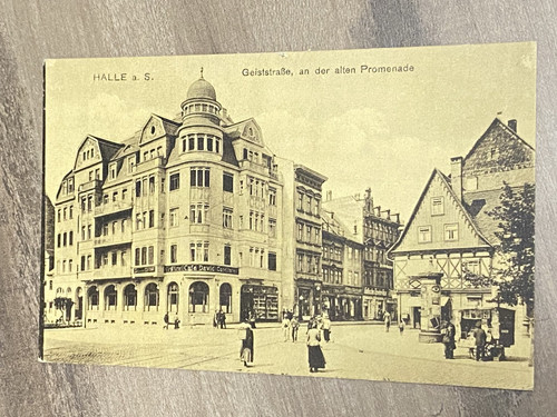 Alte seltene halle saale - alte,