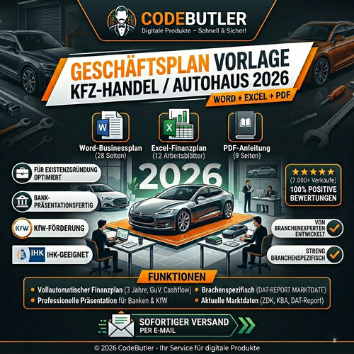 Businessplan kfz handel - businessplan, kfz-handel