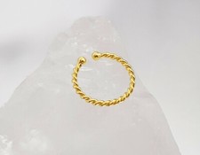 925 Echt Silber Septum Fake