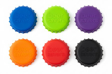 6-30x Silikon Flaschenverschluss | Limonade Bier Wein | Deckel Wiederverwendbar