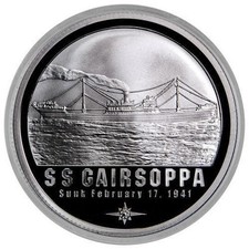 1 UNZE SILBER - SCHIFF SS