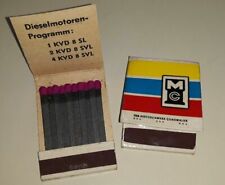 IFA DDR VEB Motorenwerk Cunewalde KVD Serie Streichhölzer Schachtel Zündhölzer