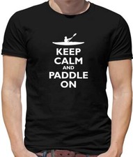 Keep calm and paddle herren - paddle, on