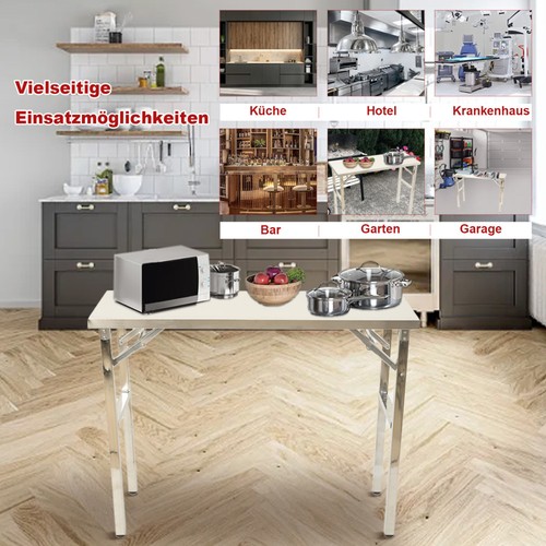 Klappbar edelstahltisch - klappbar,