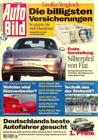 Auto bild 1995 - bild, tips