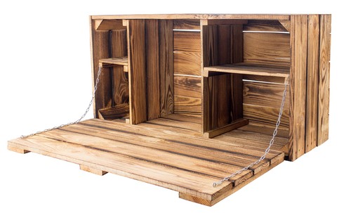 Hängebar holztruhe maxi - hängebar,