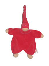 Käthe Kruse Puppe Gugguli Wichtel rot rar Schmusetuch Schnuffeltuch Kuscheltuch