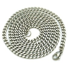 19cm 100cm halskette silber - 100cm,