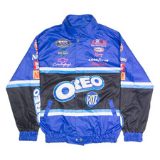 Racing Nascar Herren Jacke Blau USA L