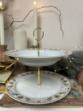 Etagere - Porzellan von Alt Fürstenberg  „Blütenkelch „ groß , passt zu allem