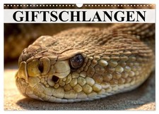Giftschlangen (Wandkalender 2026 DIN A3 quer), CALVENDO Monatskalender
