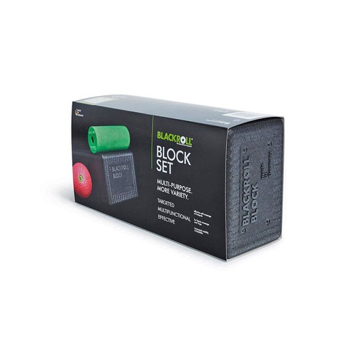 Blackroll block set - block-set,, schwarz