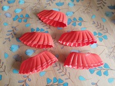 Playmobil Ersatzteil Schabracke 5 x Decke  Rot Ritterburg Turnier