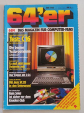 64er Magazin 64'er 6/84 Jahrgang 1 Juni 1984 Zeitschrift Computer Commodore C64