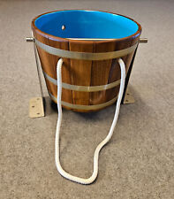 Sauna Schwalldusche; Eimer aus