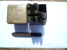 alte Schlagzahlen Propsal letter 4 mm Oldtimer Punzen
