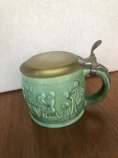 Krug Bierkrug Reinhold/August Hanke um 1910 Jugendstil Art Deco