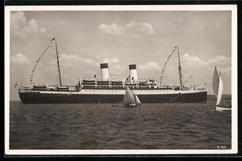 Passagierschiff monte - ak,