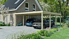 Carport Doppelcarport 6x6 m