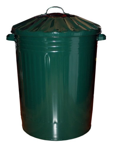 90l grosser metallmülleimer - grosser,