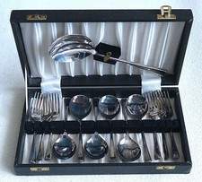 Dessert Besteck Set mit Kuchengabeln, Löffel und Servierlöffel, JL LTD EPNS vers