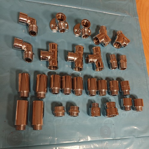 Konvolut verchromt messing - konvolut,