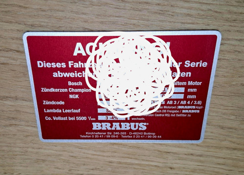 Brabus emblem - brabus, 3.6