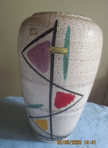 Große scheurich keramik vase - große,