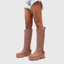 Bequeme hohe regenstiefel - hohe,