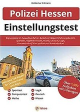 Einstellungstest Polizei Hessen: Eignungstest im Au... | Buch | Zustand sehr gut