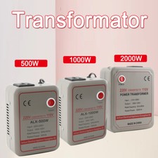Spannungswandler Transformator 220V auf AC 110V Adapter Inverter 500W/1KW/2KW