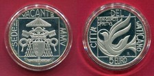VATIKAN Silber 5 Euro 2005 PP/Proof SEDE VACANTE /Sedisvakanz