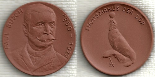 Porzellan-Medaille