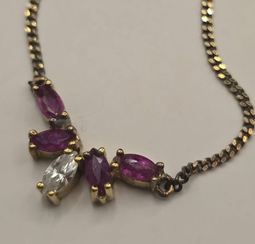 Zartes vintage collier - vintage, mit