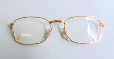 VINTAGE CARTIER AUBE 22kt GP SONNENBRILLE ODER BRILLE FRONTEN 56-21 NOS SEHR SELTEN