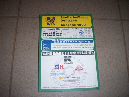 Adressbuch delitzsch 1999 1 - delitzsch,