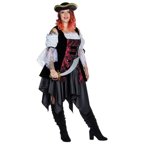 Piratin kleid full - , plus