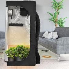 Growbox Pflanzenzelt Indoor Gewächshaus Komplettset mit dimmbarer LED