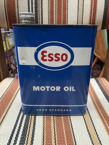 Esso motor oil öldose - motor, 60er