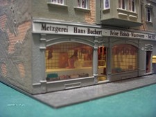 Metzgerei werksseitig patiniert , mit Beleuchtung , gebraucht !!!