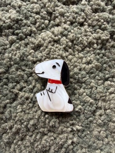 Zuni snoopy anhänger brosche - zuni,