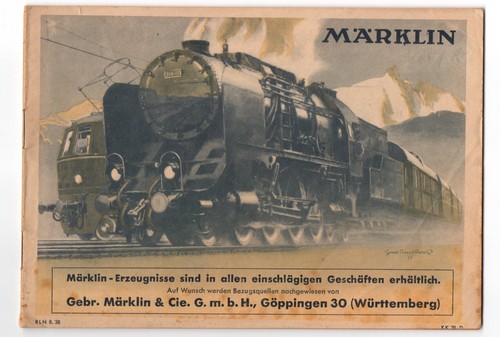 Märklin katalog 1938 spur - spur, 0