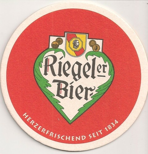 Riegeler bier bierdeckel - -,