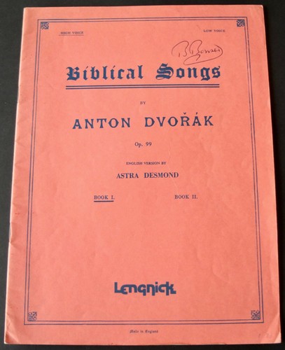 Dvorak biblische lieder buch - dvorak,