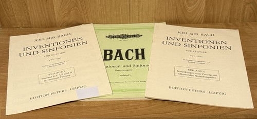 Bach inventionen und - inventionen,