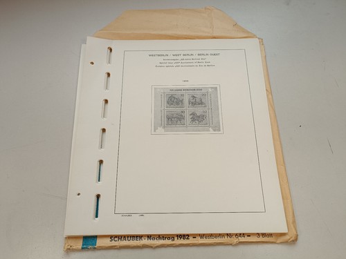 Briefmarkenalbum schaubek - briefmarkenalbum,