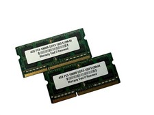 8GB (2x 4GB) Memory for