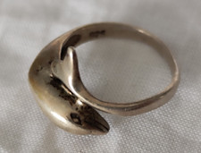 Aus einer Auflösung: toller 925 Silber Ring mit Delfin Design
